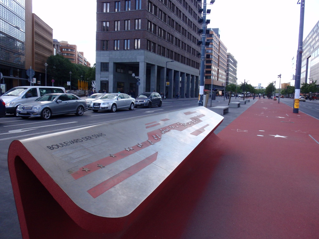 Berlins Walk of Fame ved Potsdamer Platz